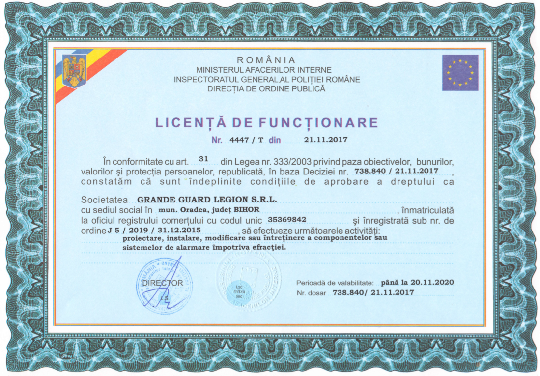 licenta-functionare